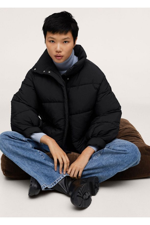 Geniş Kesim Kapitoneli Anorak - 6