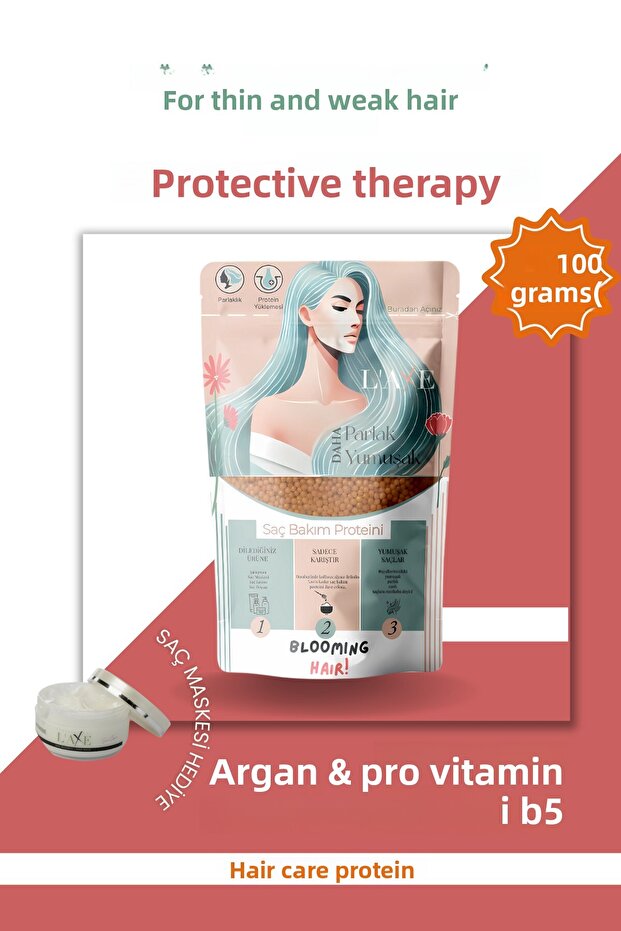 Spilt – Protection Therapy for Thin Wire Hair | Hair Care Protein | 100 Grams