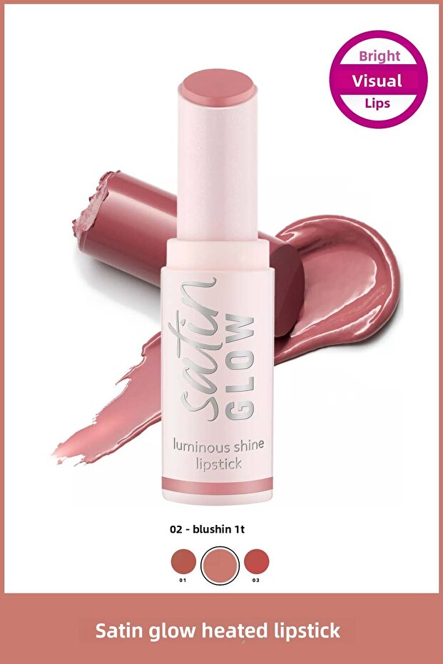 Satin Glow Glossy Lipstick 02
