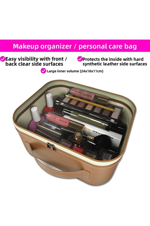 Makeup Bag – Personal Care Cosmetic Travel Organizer, Accessories Jewelry Organizer