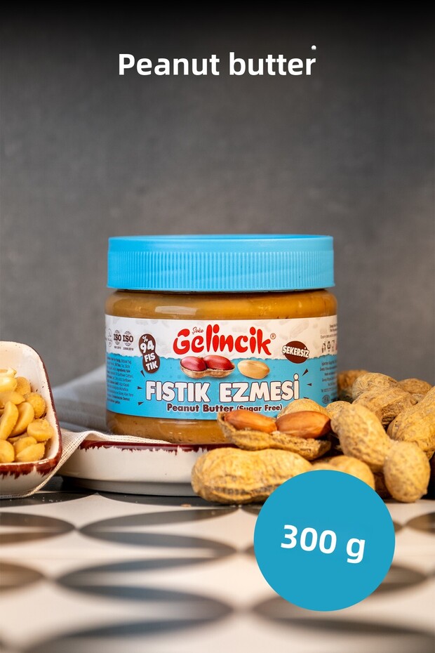 Breakfast Riceable Natural Additive-Free 320Gr Special Production Sugar-Free Peanut Butter Cream