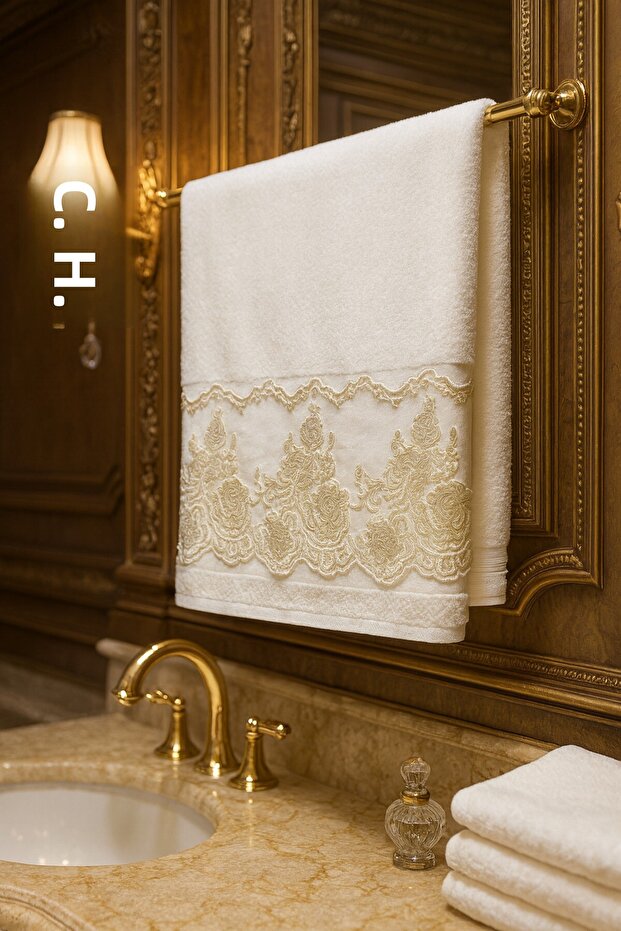 Dowry Garden Fairy Velvet Towel 50 × 90