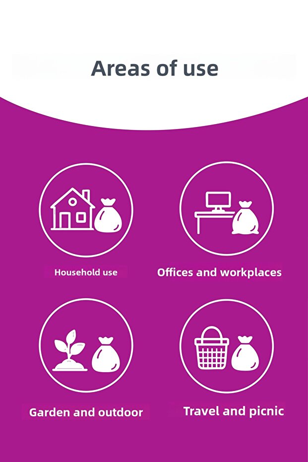 كيس قمامة متين للغاية - حجم جامبو 2 - 3