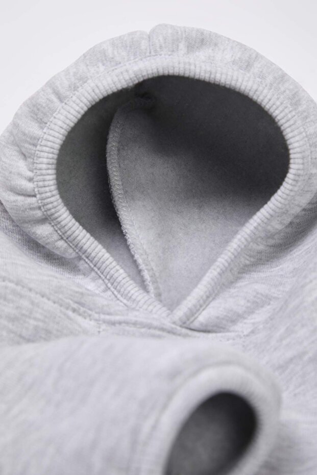 Pet Kapüşonlu Gri Melanj Köpek Sweatshirt TPHAW26KF00003 - 3
