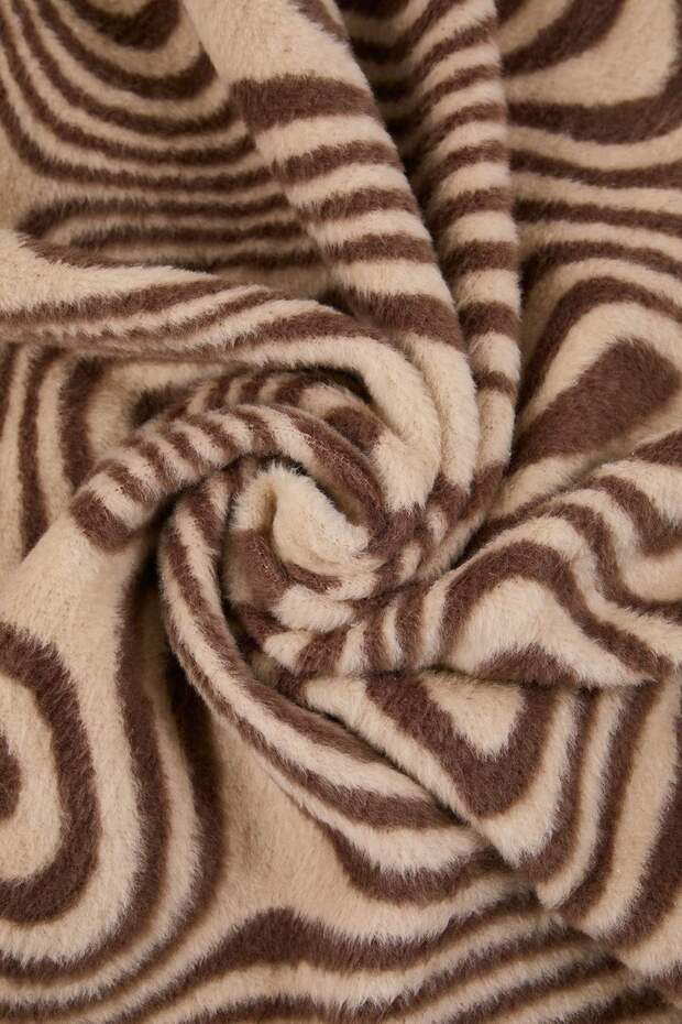 Kahverengi Dokulu Tv Battaniyesi 130x170cm TPHAW26TB00007 - 5