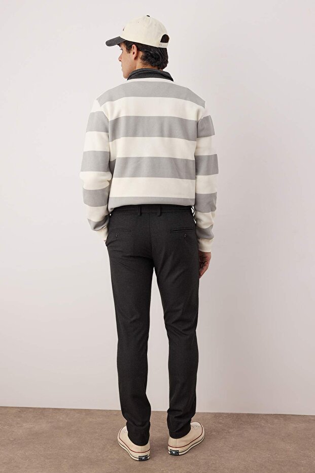 Antrasit Erkek Pantolon TMNAW26PL00024 - 4