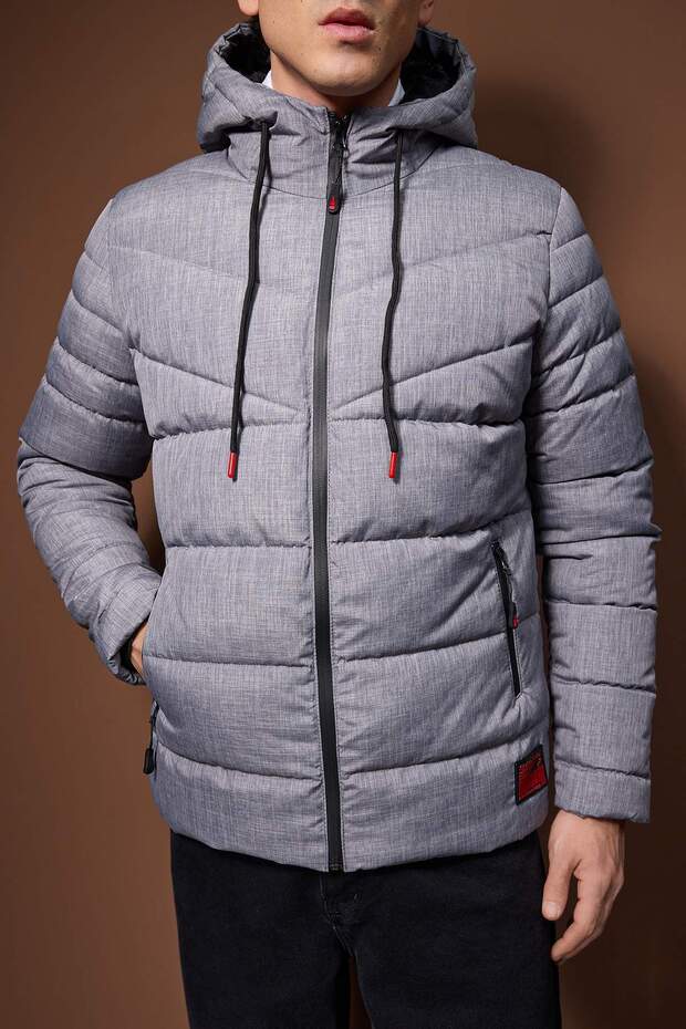Gri Regular Erkek Mont TMNAW26MO00034 - 3