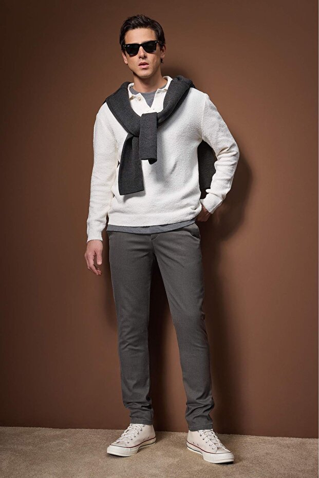 Füme Erkek Pantolon TMNAW26PL00007 - 1