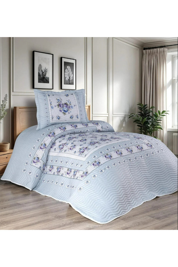 Orenda Tek Kişilik 2 Parça Yatak Örtüsü Takımı - Pike set - 2
