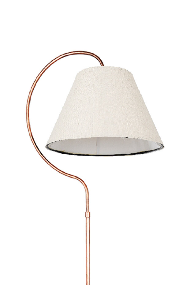 Güven Avize Lambader Karen Elips Siyah Sarı Patine Krem Şapka - 5