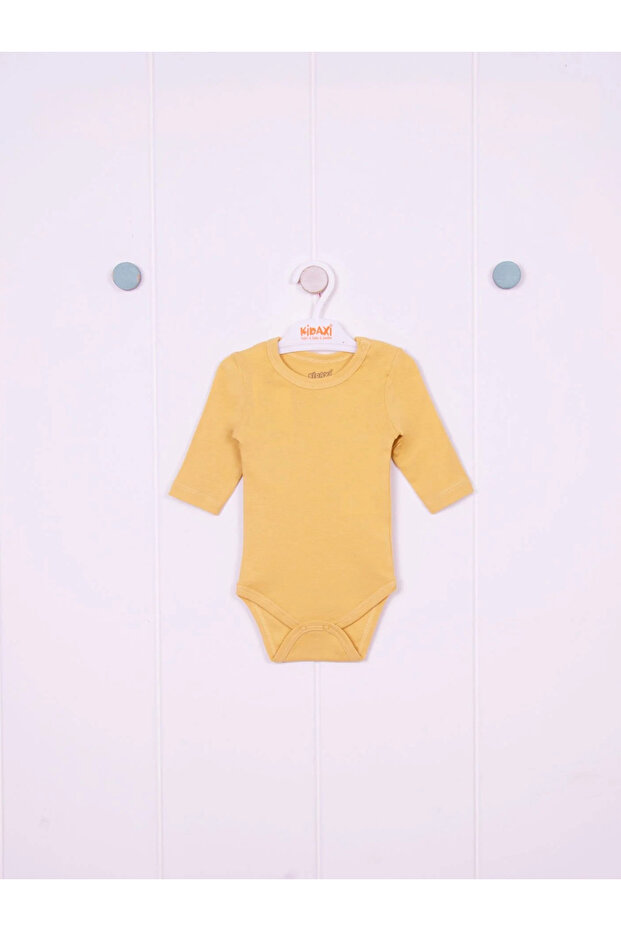 Kidaxi Long Sleeve Snap Baby Bodysuit
