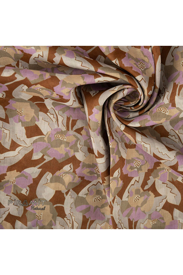 Eșarfă cu model natural - 2