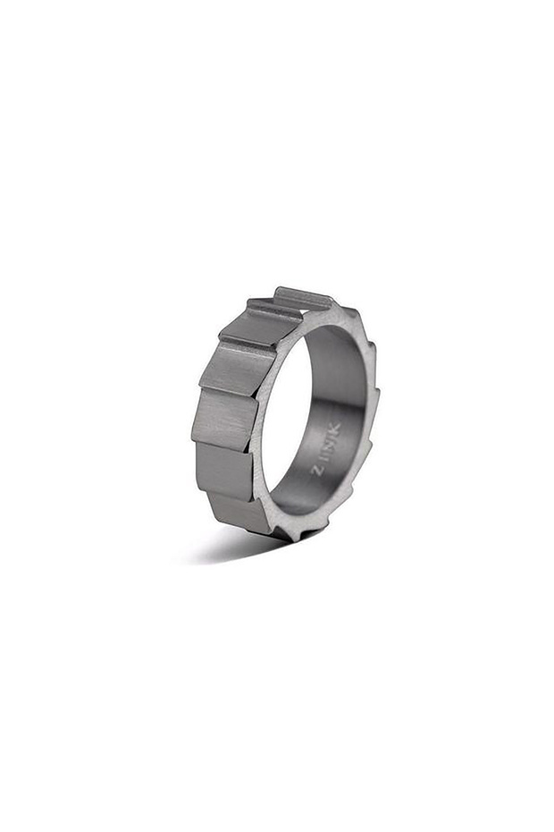 Men's Gun Stainless Steel Ring | Zjrg032gn