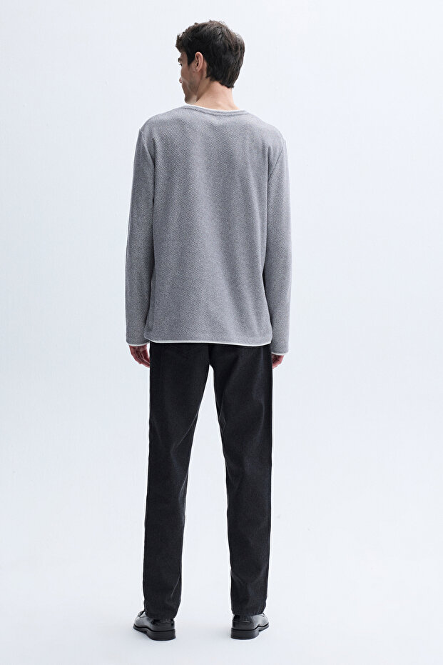 BİSİKLET YAKA SWEATSHIRT - 5