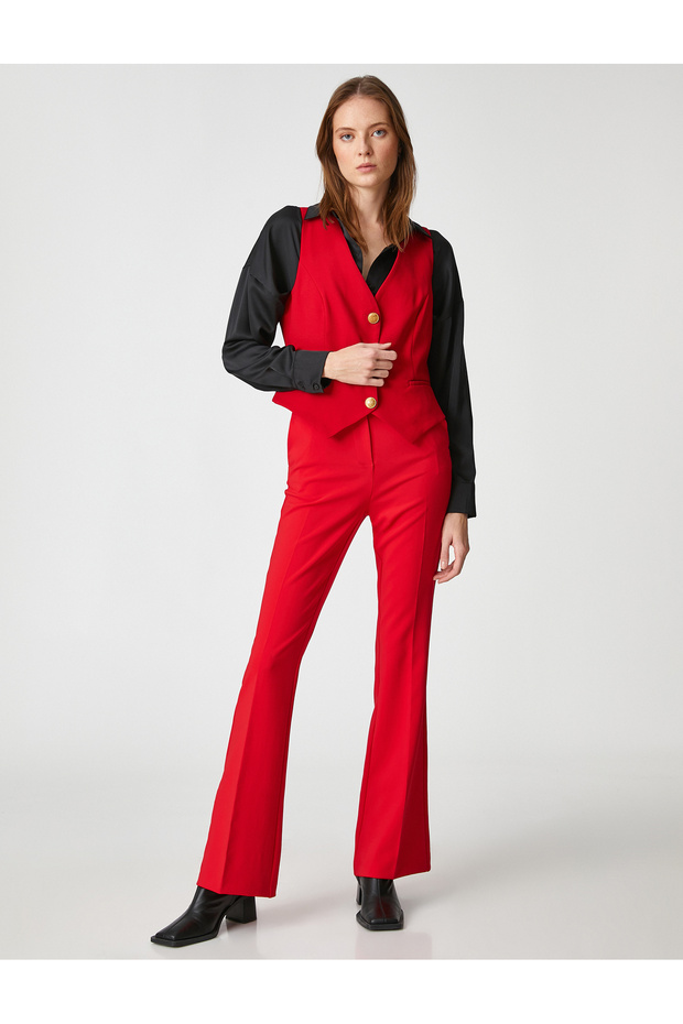Palazzo Trousers with Pockets