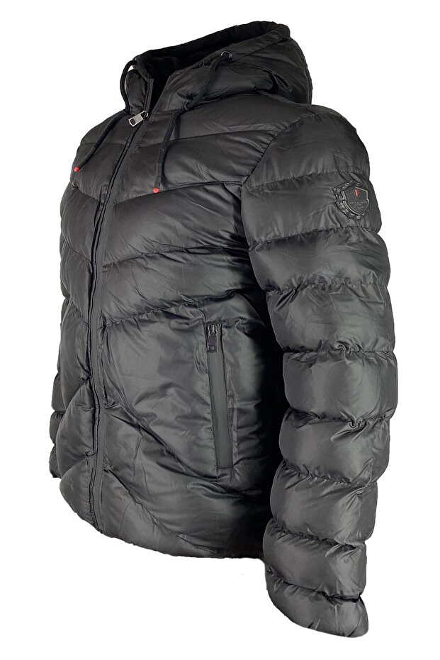 Dml3011 Kapişonlu Kaban - 5