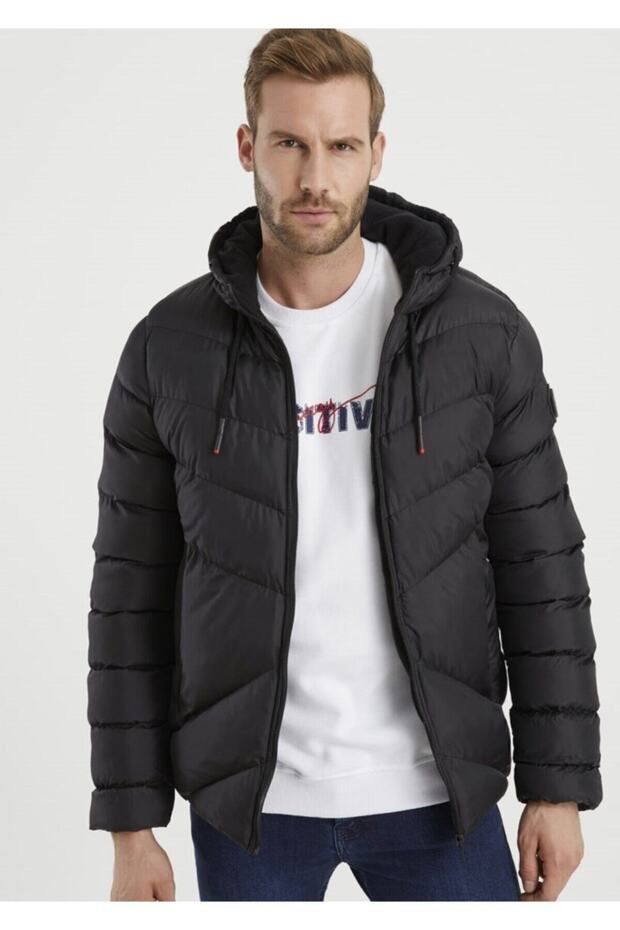 Dml3011 Kapişonlu Kaban - 3