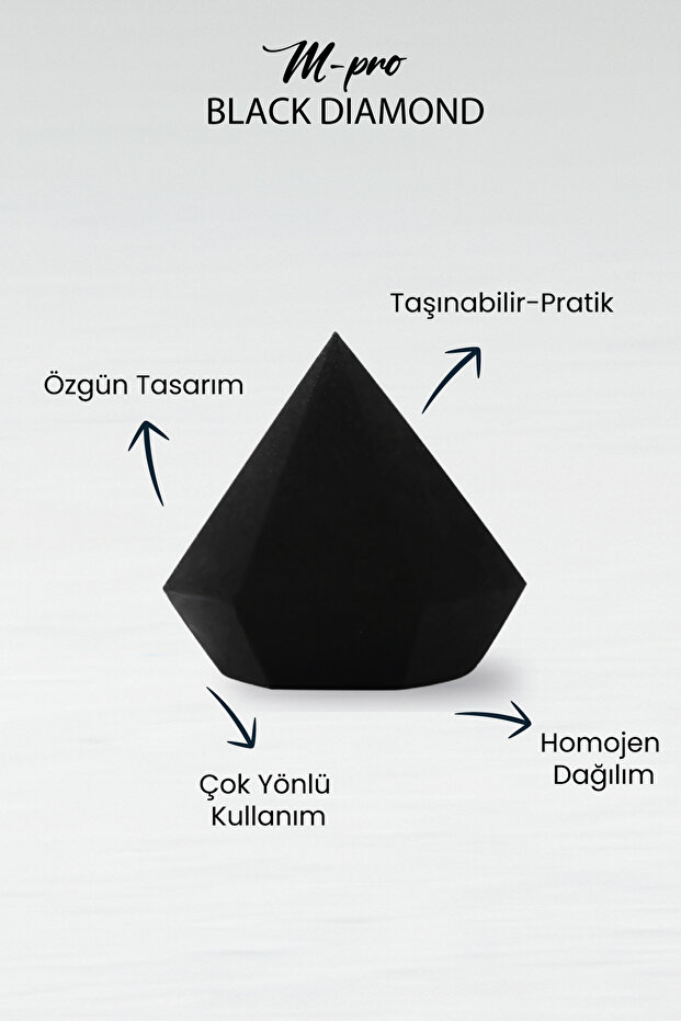 ! M-Pro Black Diamond Makyaj Süngeri - 2