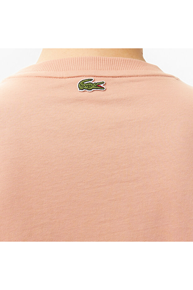 Erkek Regular Fit Bisiklet Yaka Baskılı Açık Kahverengi T-Shirt - 6