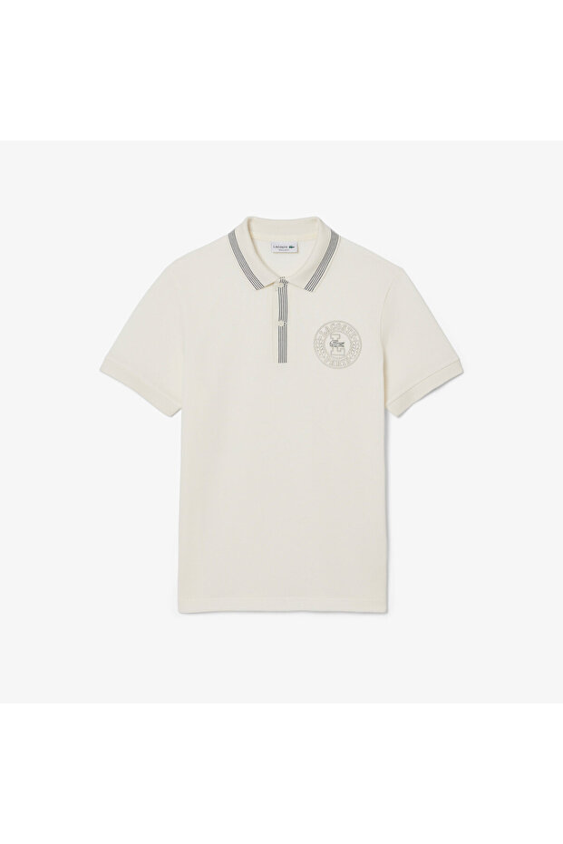 L.12.12 Erkek Regular Fit Krem Polo - 4