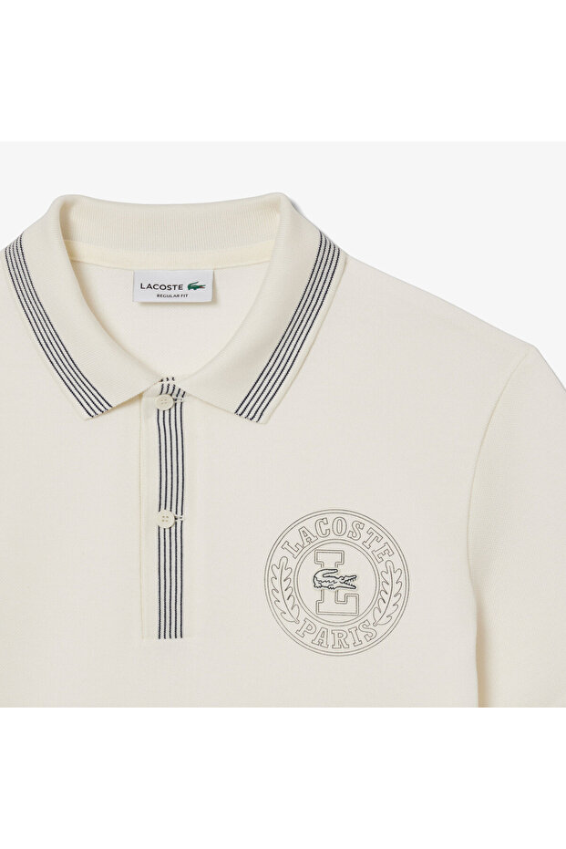 L.12.12 Erkek Regular Fit Krem Polo - 6
