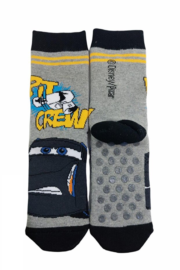 Winter Children's Towel Socks with Cars Figures