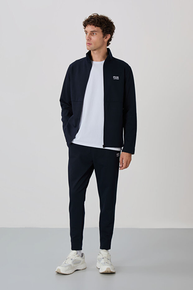 Carlos Navy Blue Standard Mold Men's Tracksuit - 85209