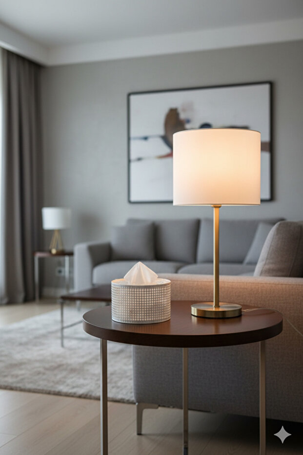 حامل علبة مناديل بتصميم أنيق - 2