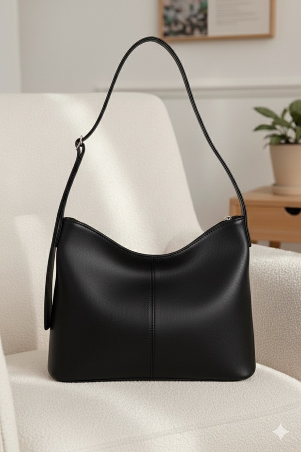 Women's Shoulder Bag Soft Interior and Exterior Texture Quality Craftsmanship and Faux Leather Handbag with Zipper
