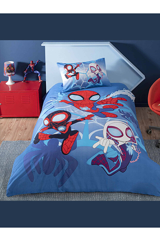 Licensed Duvet Cover Set Spidey and Friends Single