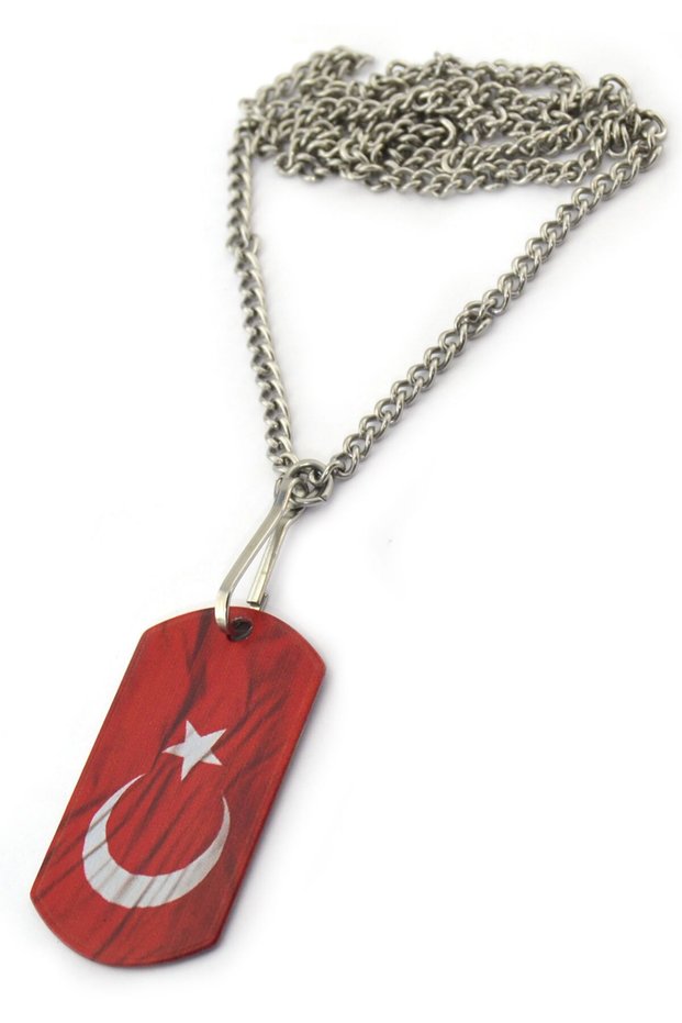 Unisex Red Moon Star Chain Necklace