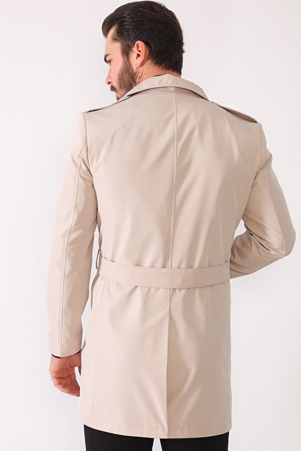 Erkek Pardösü Şık Günlük Klasik Modern Premium Stil - 3