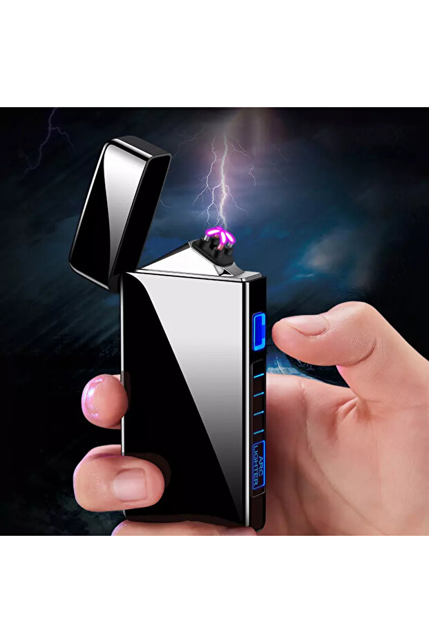 Electric Lighter, halber, Compact, Black - 4