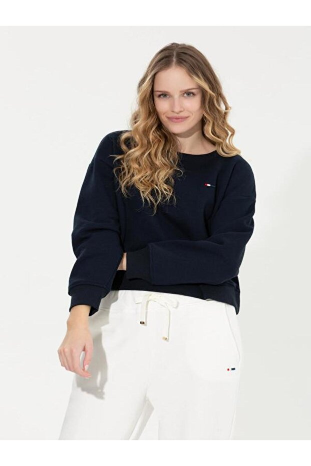 Women's Reg Flag on Chest Sweatshirt