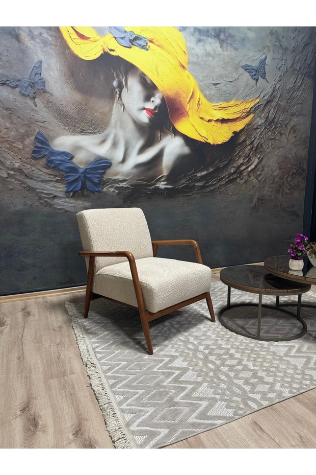 Bella ahşap berjer - 7