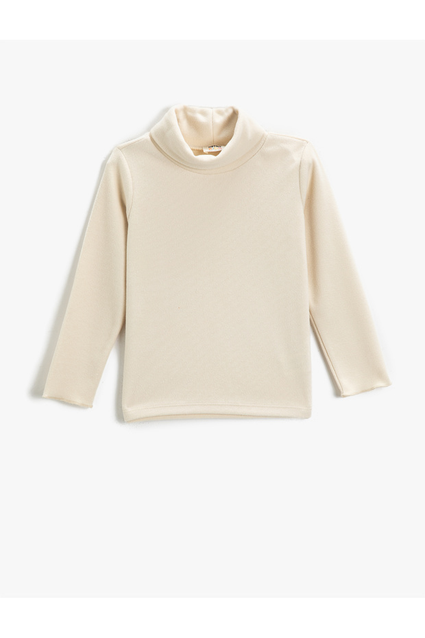 Basic Turtleneck Long Sleeve T-Shirt