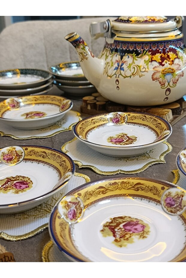 Çay tabağı 6 adet takım - 1