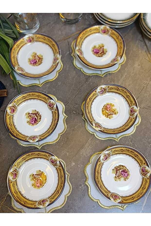 Çay tabağı 6 adet takım - 6