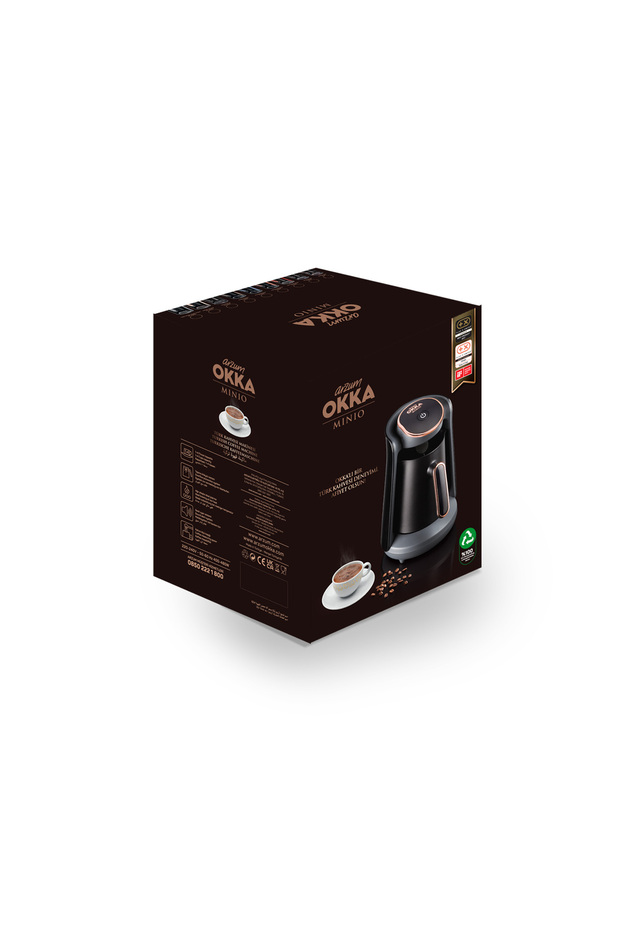 OK004 Okka Minio Türk Kahvesi Makinesi Bakır - 7