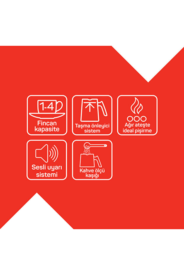 OK004 Okka Minio Türk Kahvesi Makinesi Bakır - 6