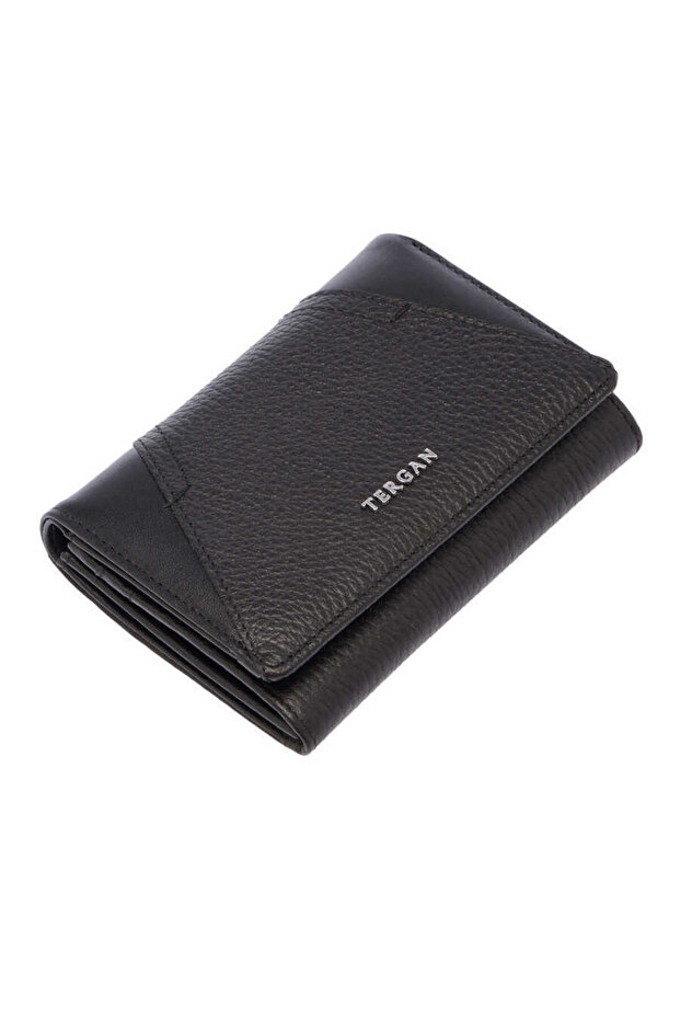 Black Genuine Leather Women's Wallet - S1Cb00005815-D3H