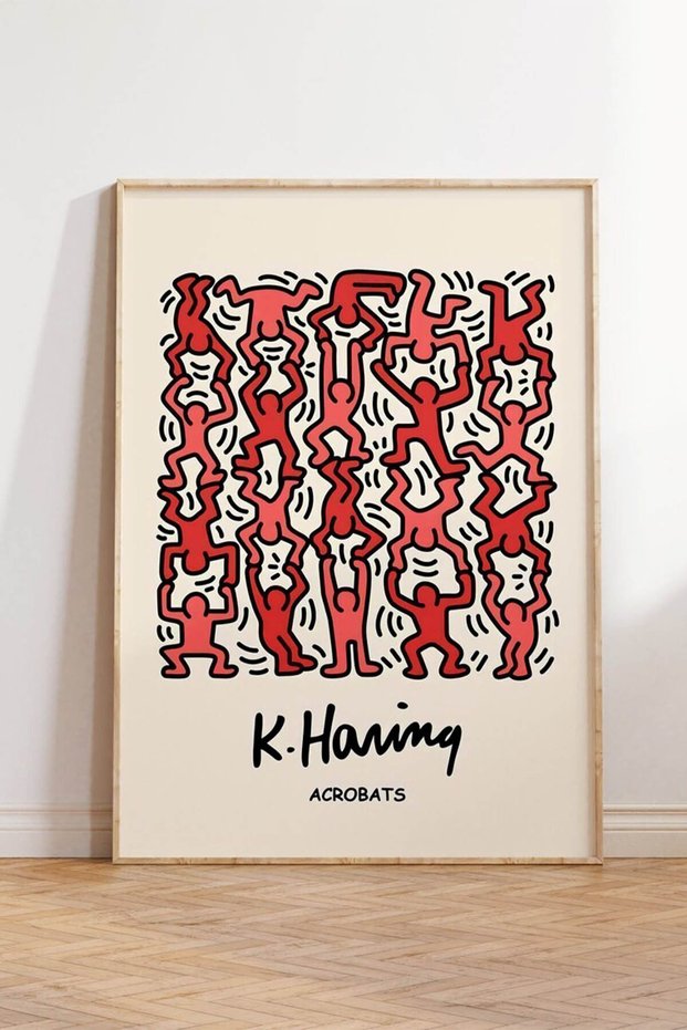 Kağıt Poster Keith Haring