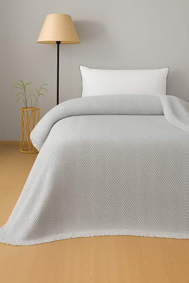 Tripolis Single Fringed Pike and Bedspread 170x210cm