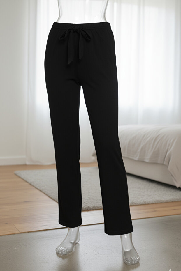 Pocketless Viscose Summer Women's Pajama Bottoms V45
