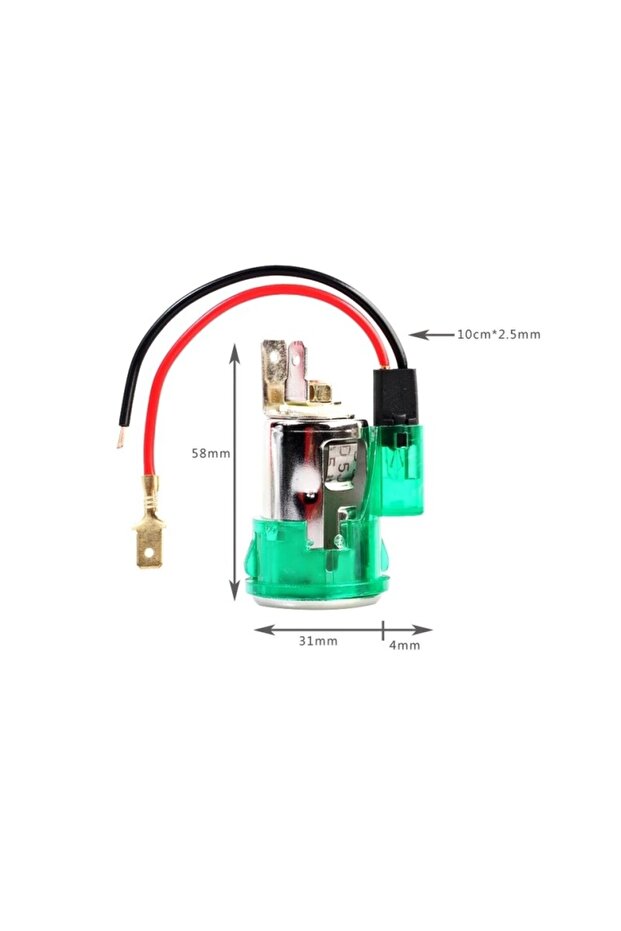 Cigarette lighter socket, - 7
