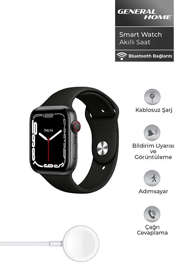 W26 Smart Watch Akıllı Saat - 1