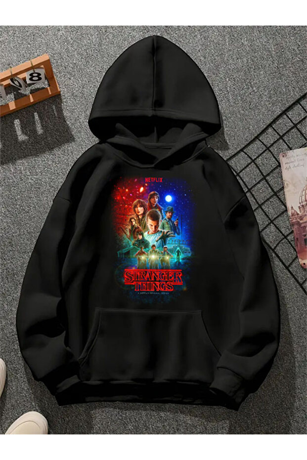 سترة Stranger Things 3 مطبوع للجنسين