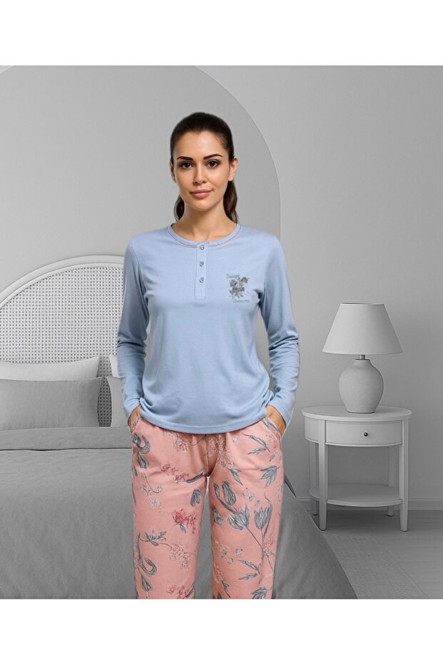 New Product... Cotton Modal Relaxed Fit Soft Fabric Sports Women Pajama Set