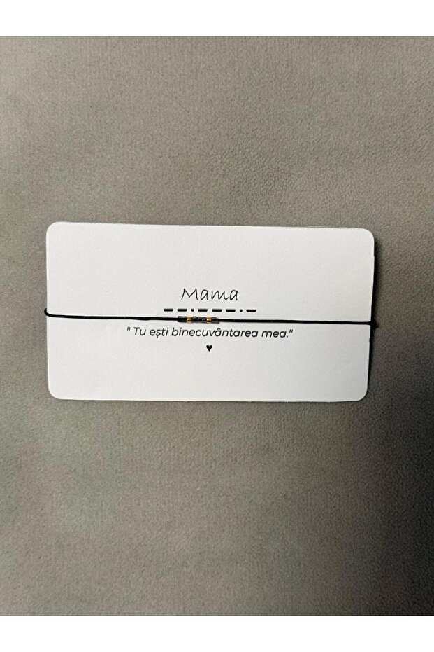 Morse Code Bracelet MAMA - 1