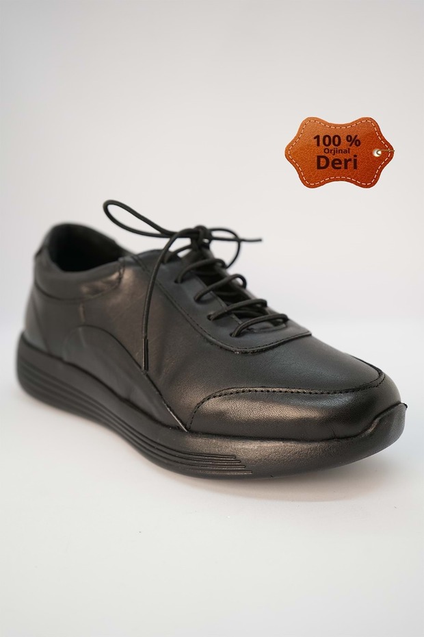 Full Orthopedic Inside and Outside Genuine Leather Elastic Women's Shoes
